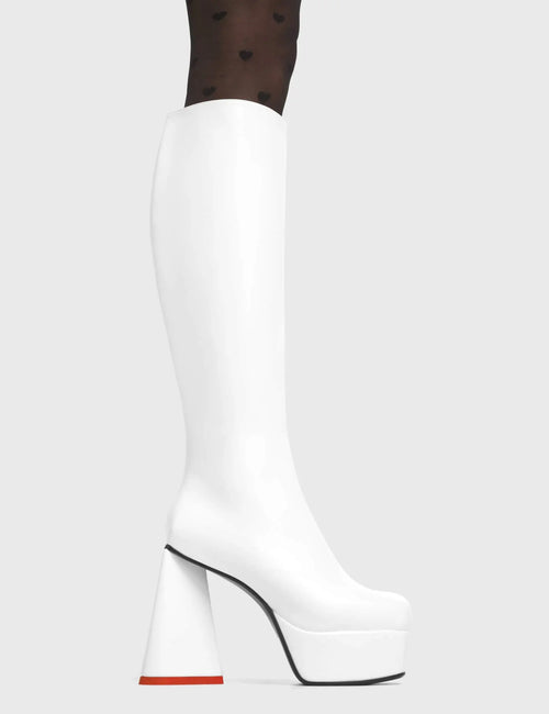 Lamoda Sweet Talker Platform Knee High Boots
