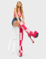 Lamoda Sweet Tooth Platform Knee High Boots, view 2