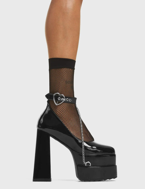 Lamoda Sweetheart Platform Heels