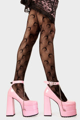 Lamoda Sweetheart Platform Heels, view 4