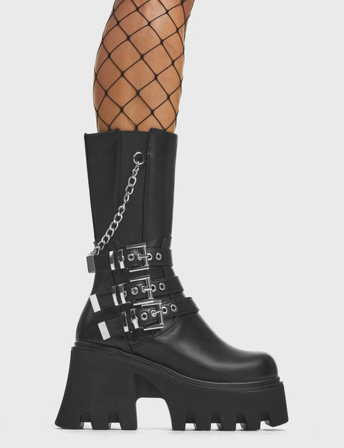 Lamoda Eternal Chunky Platform Ankle Boots