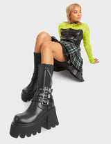 Lamoda Eternal Chunky Platform Ankle Boots, view 3
