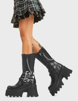 Lamoda Eternal Chunky Platform Ankle Boots, view 4