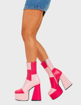 Lamoda These Girls Chunky Platform Ankle Boots, view 4