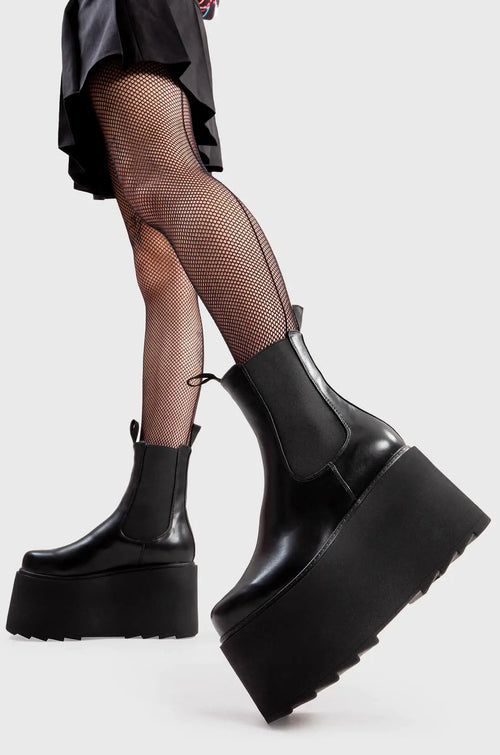 Lamoda Time Waster Chunky Platform Ankle Boots