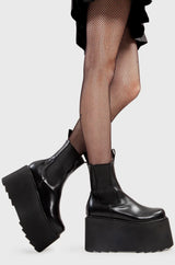 Lamoda Time Waster Chunky Platform Ankle Boots, view 3