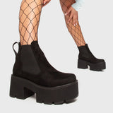 Lamoda Tough Love Chunky Platform Ankle Boots, view 3