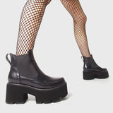 Lamoda Tough Love Chunky Platform Ankle Boots, view 3