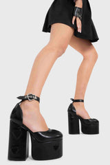 Lamoda Translate Love Platform Heels, view 2