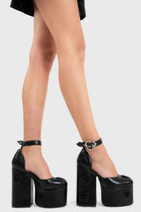 Lamoda Translate Love Platform Heels, view 4
