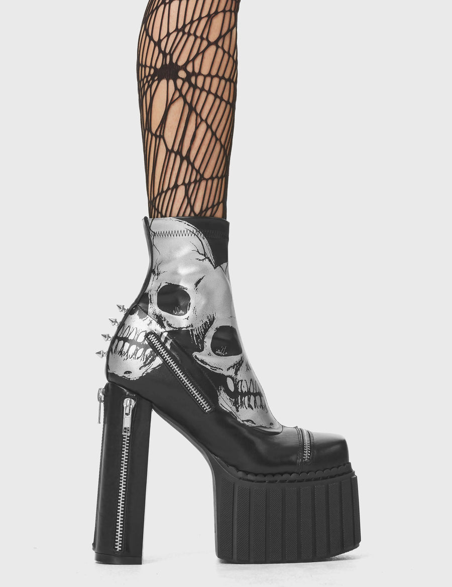Lamoda Unbowed Platform Creeper Ankle Boots