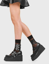 Lamoda Under The Influence Chunky Platform Creeper Boots, view 3