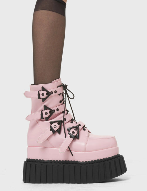 Lamoda Unstable Chunky Ankle Creeper Boots