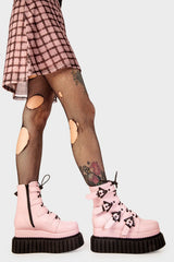 Lamoda Unstable Chunky Ankle Creeper Boots, view 4