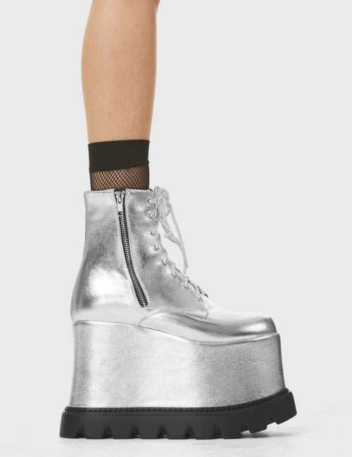 Lamoda Up In Arms Chunky Platform Ankle Boots