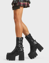 Lamoda Vibetech Chunky Platform Ankle Boots, view 3