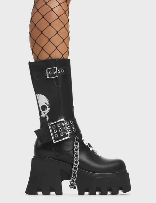 Lamoda Visions Chunky Platform Calf Boots