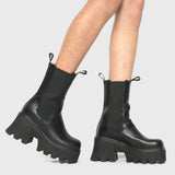 Lamoda Wipe Out Chunky Platform Ankle Boots, view 5