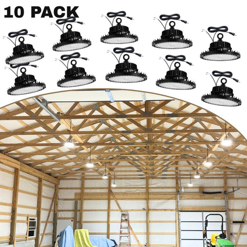 Langy Solar Lighting 10 Pack 100 W UFO Led high bay light-Dimmable