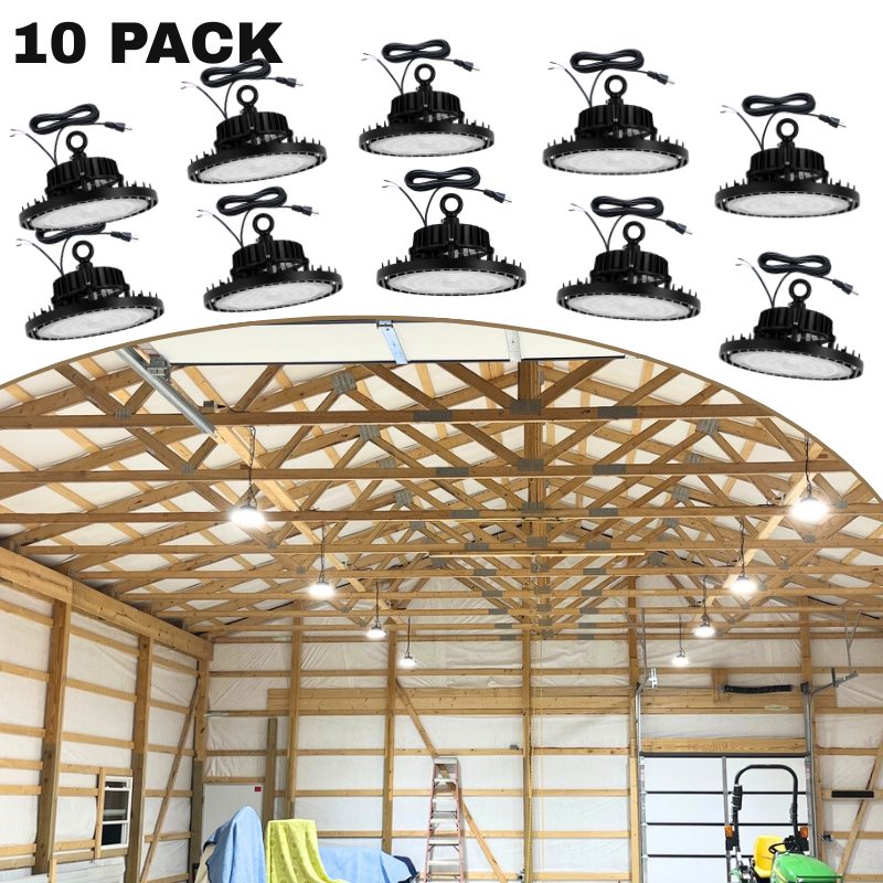Langy Solar Lighting 10 Pack 100 W UFO Led high bay light-Dimmable