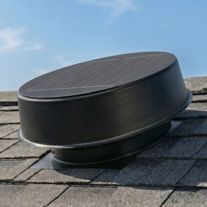 Langy Solar Lighting 12" Low Profile Solar Attic Vent Fan -25W