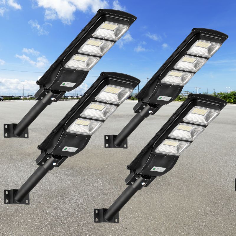 Langy Solar Lighting 4 Pack Solar Parking lot lights (bracket included)