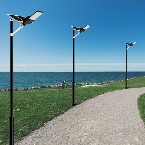 Langy Solar Lighting 1400W solar street light with pole -30,000lumens
