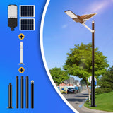 Langy Solar Lighting 1400W solar street light with pole -30,000lumens, view 3