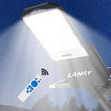 Langy Solar Lighting 1800W Solar parking lot lights  50,000 lumens, view 2