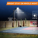 Langy Solar Lighting 1500W solar street light with 20ft /16ft pole, view 6