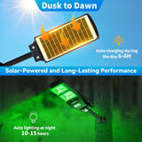 Langy Solar Lighting Solar Green Feeder Light for Hunting -12,000 lumens, view 2