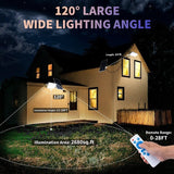 Langy Solar Lighting 300W 400W Solar LED Flood Lights Outdoor Waterproof, view 4