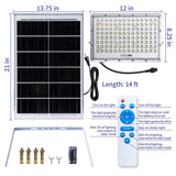 Langy Solar Lighting 300W 400W Solar LED Flood Lights Outdoor Waterproof, view 6