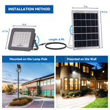 Langy Solar Lighting 30W solar LED Wall lights outdoor waterproof, view 3