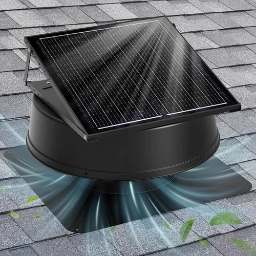 Langy Solar Lighting 12" Solar Attic Vent Fan -55W