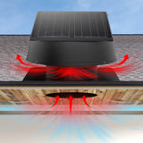 Langy Solar Lighting 12" Solar Attic Vent Fan -55W, view 2