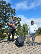 Langy Solar Lighting 12" Solar Attic Vent Fan -55W, view 6