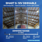 Langy Solar Lighting 6 Pack 200W UFO LED high bay light -Dimmable, view 3