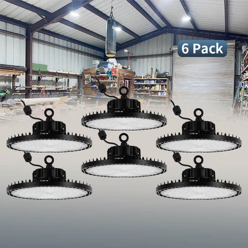 Langy Solar Lighting 6 Pack 200W UFO LED High Bay Light
