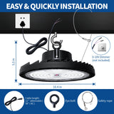 Langy Solar Lighting 8 PACK 150W UFO high bay light - Dimmable, view 5