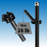 Langy Solar Lighting Adjustable bracket for solar street light -1.8" diameter, view 4