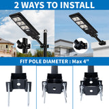 Langy Solar Lighting Adjustable bracket for solar street light -1.8" diameter, view 5