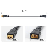 Langy Solar Lighting 16.4 FT Extension cable for LANGY split solar street light, view 3
