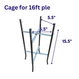 Langy Solar Lighting Ground cage for split pole, view 2