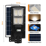 Langy Solar Lighting 4 PACK LANGY 120 W solar street lights 3000K warm white, view 2