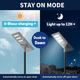 Langy Solar Lighting 150W commercial solar street light -Stay on (Grey), view 3