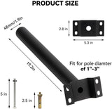 Langy Solar Lighting Solar street light mounting bracket -1.9" Diameter, view 2