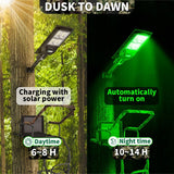 Langy Solar Lighting Solar Green Light for Hunting Hogs Deer,Fish light -15,000lumens, view 3