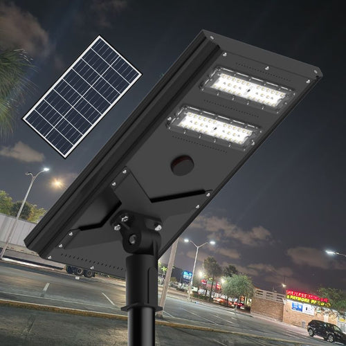 Langy Solar Lighting Commerical Solar Power LED Parking Lot Light - 2 Years Warranty