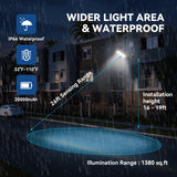 Langy Solar Lighting 200W All in one solar Parking Lot Lights -25,000 lumens, view 5